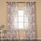 Set 2 perdele, model floral, multicolor, 140x260 cm
