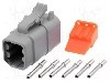 Conector auto, ATM, 6 pini, AMPHENOL - ATM06-6S-KIT01