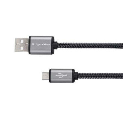 Cablu usb tata-micro usb tata otg 0.2m k&amp;amp;m foto