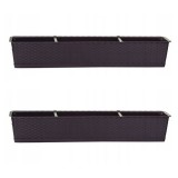 Jardiniera decorativa, Ratolla Case P, maro, set 2 buc, 68.5x17.3x15 cm GartenVIP DiyLine