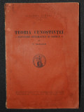 Nicolae Bagdasar - Teoria cunoștinței, 1942, vol. 2