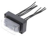 Clemă Neagră 19mm 20A pentru Cabluri