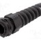 Presetupa poliamida, NPT1/2&quot;, IP66, IP68, ALPHA WIRE - PNS1/2 BK080
