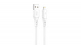Vipfan Colorful X12 Cablu USB și Lightning , 3A, 1m (alb)