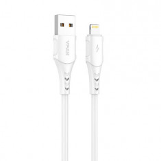 Vipfan Colorful X12 Cablu USB și Lightning , 3A, 1m (alb)