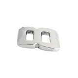 Ornament Auto 3D. Cifra 8. 26 Mm. Cromat 575599 64453