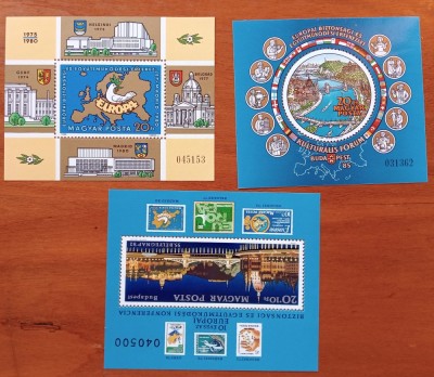 UNGARIA-&amp;#039;&amp;#039;EU-CEPT&amp;#039;&amp;#039;-3COLITEl-MNH NESTAMP. -Calitate EXTRA foto