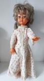 Papusa veche URSS Nina 70 cm, model mers coordonat, anii 70-80 colectie vintage