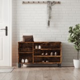 Pantofar, stejar fumuriu, 102x36x60 cm, lemn prelucrat