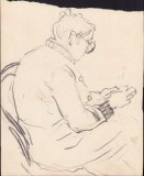 HST A1625 Schiță de Dimitrie &quot;Puiu&quot; Eitel nesemnată