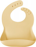 Baveta basic bib minikoioi, 100% premium silicone &ndash; mellow yellow