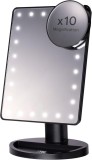 Cumpara ieftin Oglinda de machiaj H&amp;S cu lumini, plastic/sticla, LED, 17 x 27 cm, resigilat