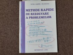 Metode rapide de rezolvare a problemelor Petru Gabriel Salageanu