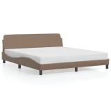 Cumpara ieftin Cadru de pat, Dover, cappuccino, 180x200 cm, piele ecologica