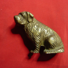 Statueta veche miniatura - Catel , bronz ,L=7cm