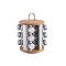 Set de 13 recipiente din otel inoxidabil si sticla, pentru contimente, 18-22-28 cm, Klausberg