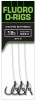 Carlige Legate Fox Carp Ready Rigs Fluoro D-Rig, Nr.6, 3buc/pac