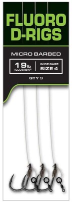 Carlige Legate Fox Carp Ready Rigs Fluoro D-Rig, Nr.6, 3buc/pac foto