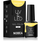 NOBEA UV &amp; LED Nail Polish unghii cu gel folosind UV / lampă cu LED glossy culoare Sweet banana #31 6 ml