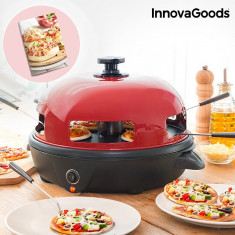 Cuptor pentru Mini Pizza cu Carte de Re?ete Presto! InnovaGoods 700W Ro?u Negru foto