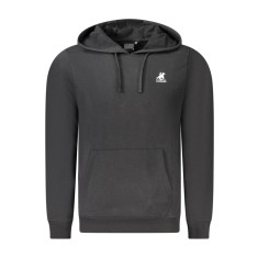 U.S. Grand POLO Hanorac barbati cu buzunar kangaroo si logo brodat, negru, S