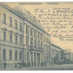 3187 - SIGHET, Maramures, Justice Palace, Romania - old postcard - used - 1922
