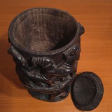 Statueta tribala africana Yoruba |abanos sculptat| Veche si RARA