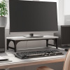 VidaXL Suport pentru monitor, gri sonoma, 55x23x14 cm, lemn compozit