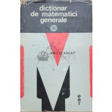 Dictionar de matematici generale ($I122)