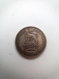 Moneda 1 Shilling 1936 VG+ Marea Britanie Argint