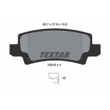 Placute frana Toyota Corolla E12) 01.01-04.08, Corolla Estate ( E12) 03.01-12.08, Corolla Sedan ( E12) 08.00-12.08, Spate, TEXTAR