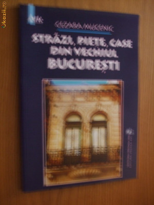 STRAZI, PIETE, CASE DIN VECHIUL BUCURESTI - Cezara Mucenic - 2004, 134 p. foto