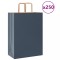 vidaXL Pungi de h&acirc;rtie 250 buc cu m&acirc;nere Albastru 32x17x44 cm 4101930