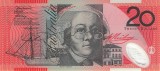 Bancnota Australia 20 Dolari 2005 - P59c UNC ( polimer - vezi descriere )