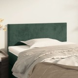 Cumpara ieftin Tăblie de pat, verde &icirc;nchis, 80x5x78/88 cm, catifea