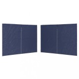 Cumpara ieftin Perete lateral cort petrecere, 2 buc., albastru, PE, cu fermoar