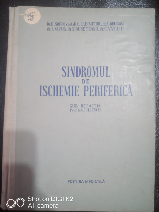 Sindromul de ischemie periferica-Prof.Dr.C.C.Iliescu