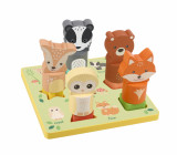 Puzzle 3D cu animale, Orange Tree Toys