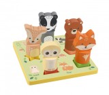 Puzzle 3D cu animale, Orange Tree Toys