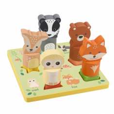 Puzzle 3D cu animale, Orange Tree Toys