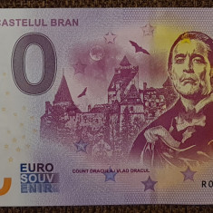 Bancnota suvenir de 0 euro: Castelul Bran