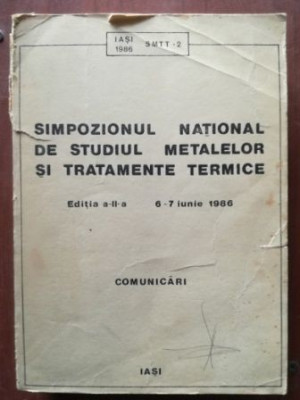 Simpozionul national de studiul metalelor si tratamente termice foto