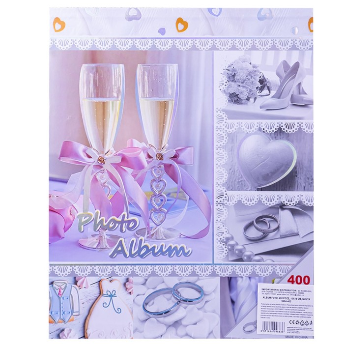 Album foto, 400 poze, 10&times;15 cm, Nunta