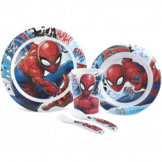 Set pentru masa melamina 5 piese Spider-Man Lulabi 7939700 B3502786 foto