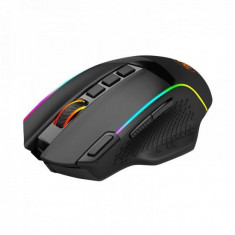 Mouse gaming wireless si cu fir Redragon Enlightment negru iluminare RGB