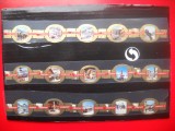 HOPCT LOT NR 93 SPORTURI DE IARNA -15 BUC-ETICHETE VECHI DE TRABUCURI/ CIGARS LABELS -COLECTIE DE LUX-