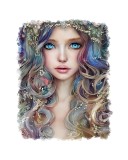 Cumpara ieftin Sticker decorativ, Zana, Albastru, 70 cm, 6581ST, Oem