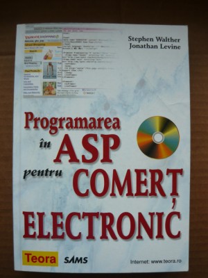 PROGRAMARE IN ASP PENTRU COMERT ELECTRONIC - 2001 foto