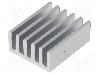 Radiator extrudat, aluminiu, 25mm x 21mm, naturala, FISCHER ELEKTRONIK - SK 652 25 AL