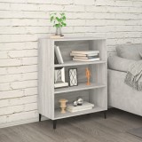 vidaXL Servantă, gri sonoma, 69,5x32,5x90 cm, lemn prelucrat